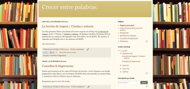 Crecer entre palabras